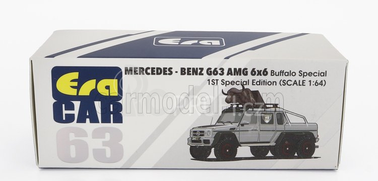 Era-models Mercedes benz G-class G63 Amg 6x6 Buffalo Special 2021 1:64 Silver