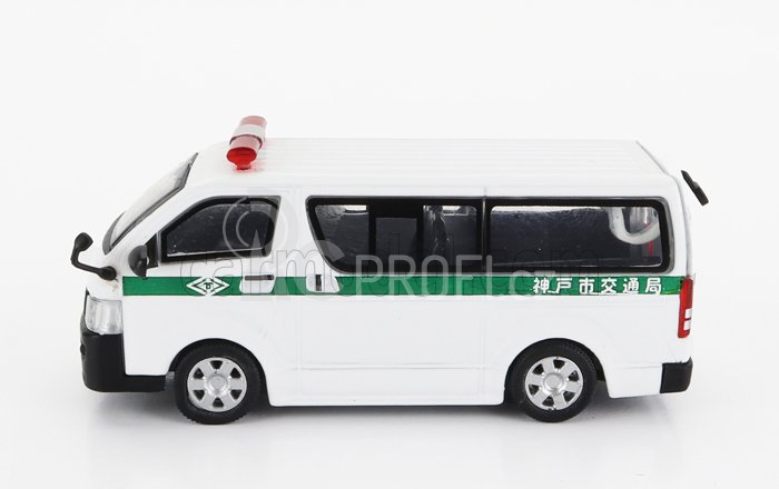 Era-models Toyota Hiace Minibus Police 2009 1:64 Bílá Zelená