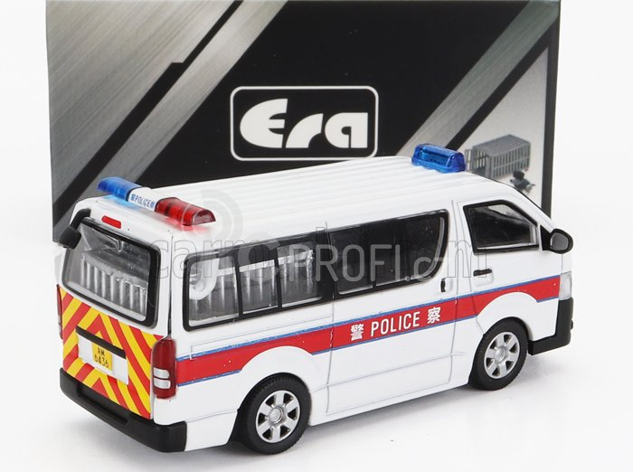 Era-models Toyota Hiace Minibus Police With Rescue Dog 2009 1:64 Bílá Červená
