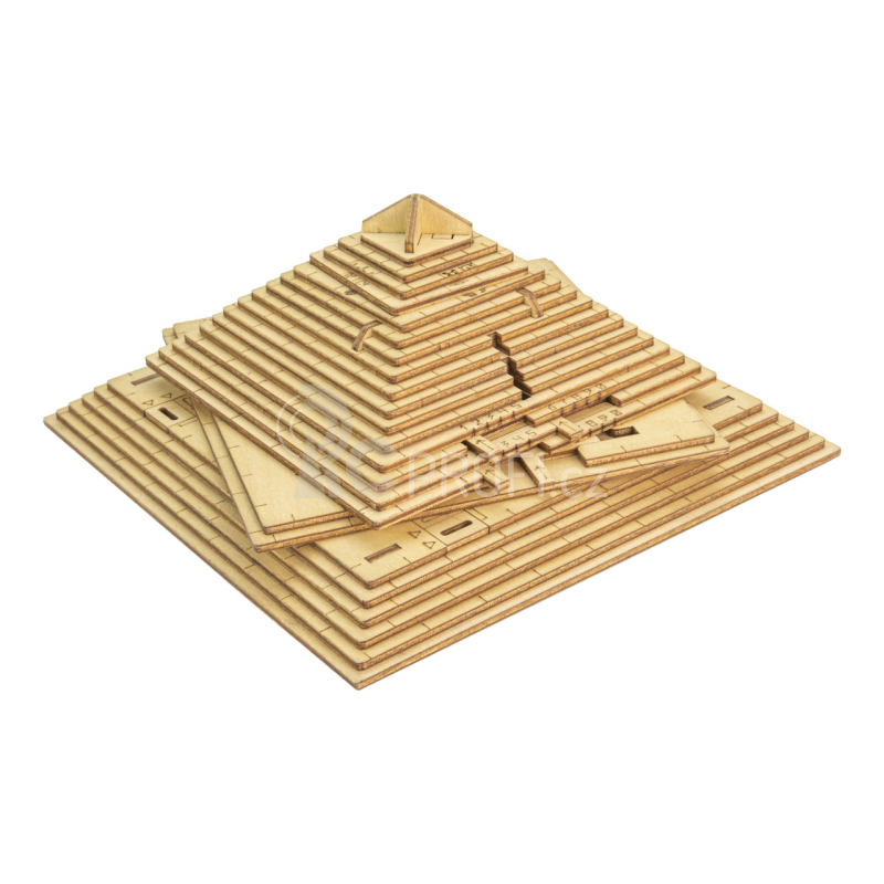 EscapeWelt 3D dřevěná mechanická skládačka hlavolamu Pyramida