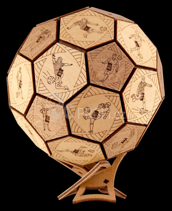 EscapeWelt 3D Dřevěná skládačka Quest Ball složená