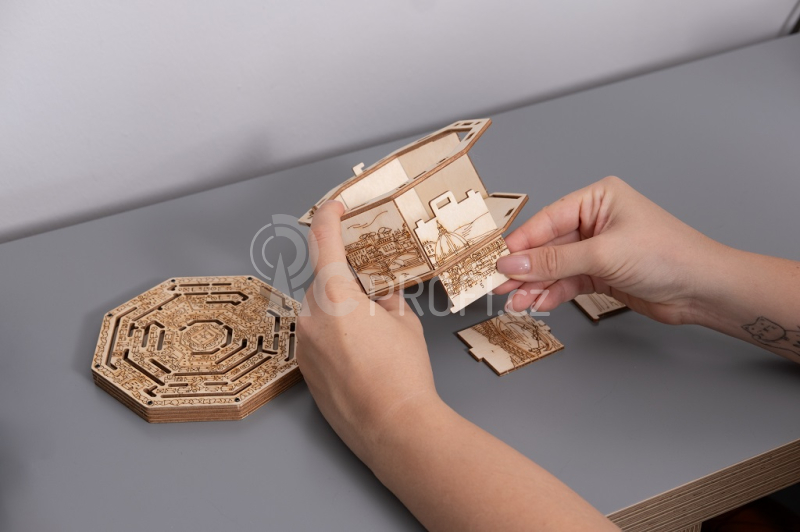 EscapeWelt 3D dřevěná skládačka Secret Box