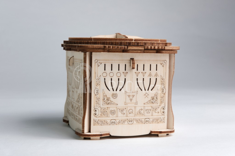 EscapeWelt 3D dřevěná skládačka Secret Lock Box