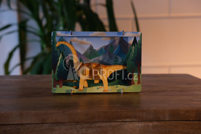 EscapeWelt 3D dřevěné puzzle Brontosaurus