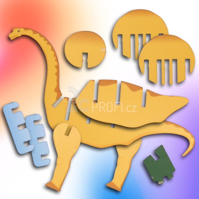 EscapeWelt 3D dřevěné puzzle Brontosaurus