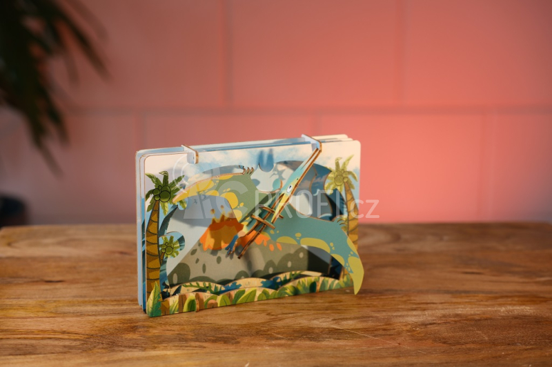 EscapeWelt 3D dřevěné puzzle Pterodactyl