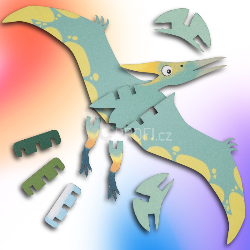 EscapeWelt 3D dřevěné puzzle Pterodactyl