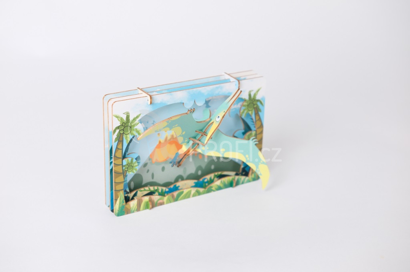 EscapeWelt 3D dřevěné puzzle Pterodactyl
