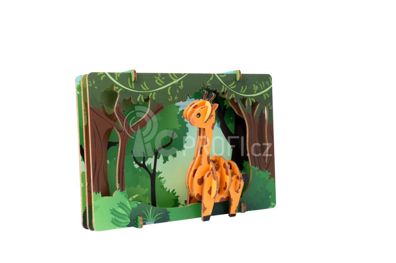 EscapeWelt 3D dřevěné puzzle Žirafa