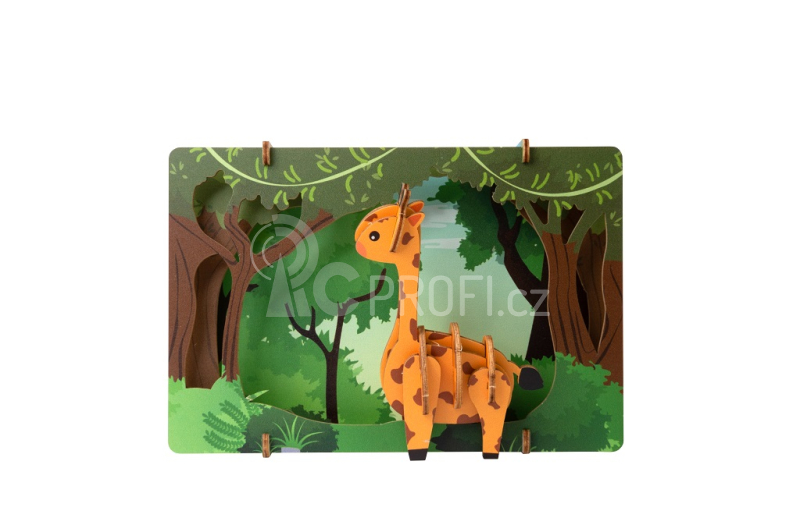 EscapeWelt 3D dřevěné puzzle Žirafa