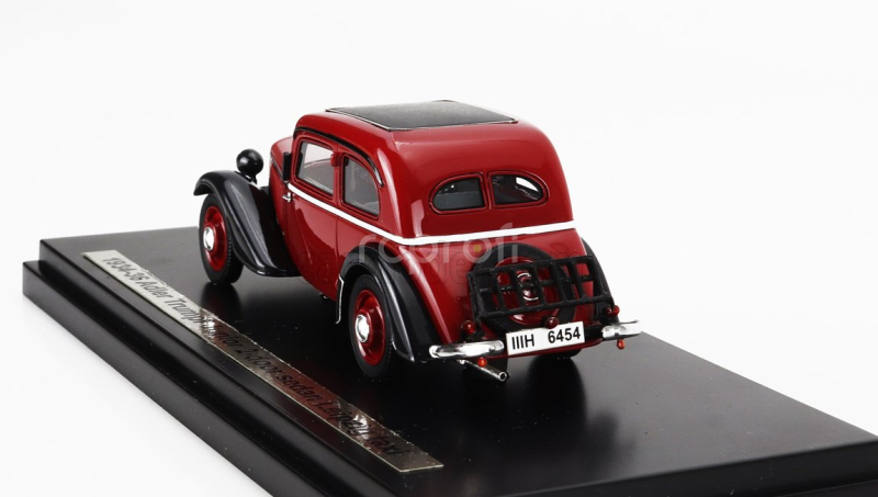 Esval model Adler Trumpf Junior Lipsia Taxi  1934 1:43 Červená Černá Bílá