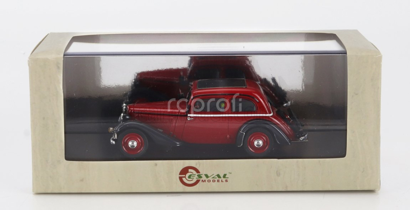Esval model Adler Trumpf Junior Lipsia Taxi  1934 1:43 Červená Černá Bílá