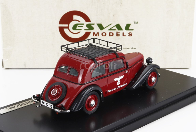 Esval model Adler Trumpf Junior Reichpost 1934 1:43 Černá Červená