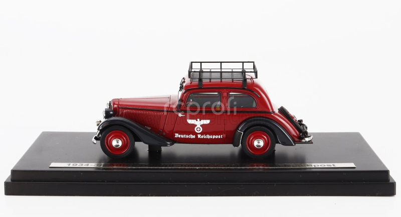 Esval model Adler Trumpf Junior Reichpost 1934 1:43 Černá Červená