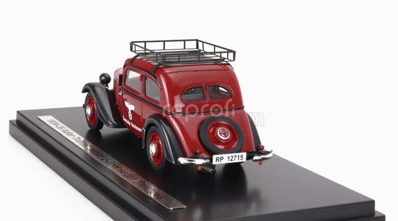 Esval model Adler Trumpf Junior Reichpost 1934 1:43 Černá Červená