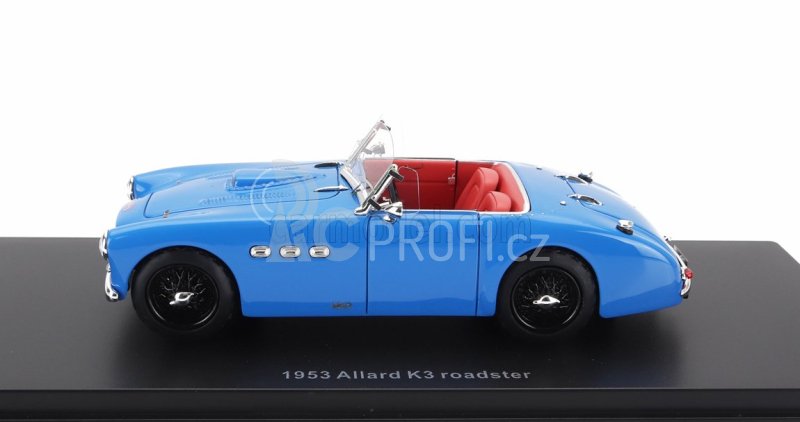 Esval model Allard K3 Roadster Open 1953 1:43 Světle Modrá