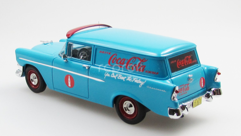 Esval model Chevrolet 150 Van Coca-cola 1956 1:43 Modrá Červená