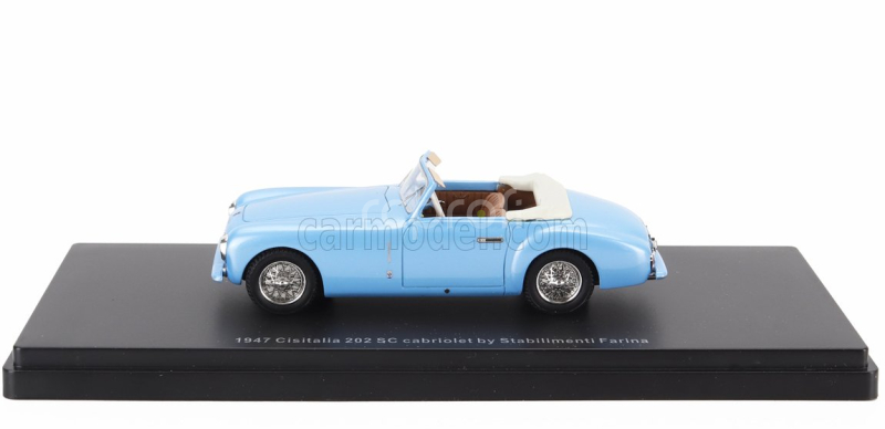 Esval model Cisitalia 202 Sc Stabilimenti Farina Cabriolet Open 1947 1:43 Blue