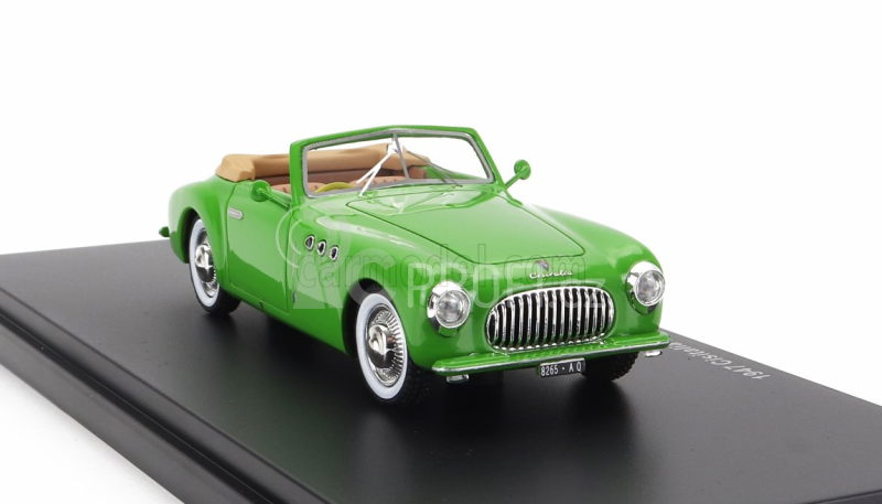 Esval model Cisitalia 202 Sc Stabilimenti Farina Cabriolet Open 1947 1:43 Zelená