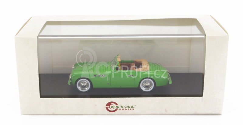 Esval model Cisitalia 202 Sc Stabilimenti Farina Cabriolet Open 1947 1:43 Zelená