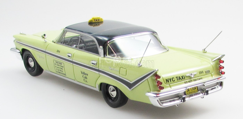 Esval model De soto Firedome Coupe Taxi 1959 1:43 Žlutá Černá