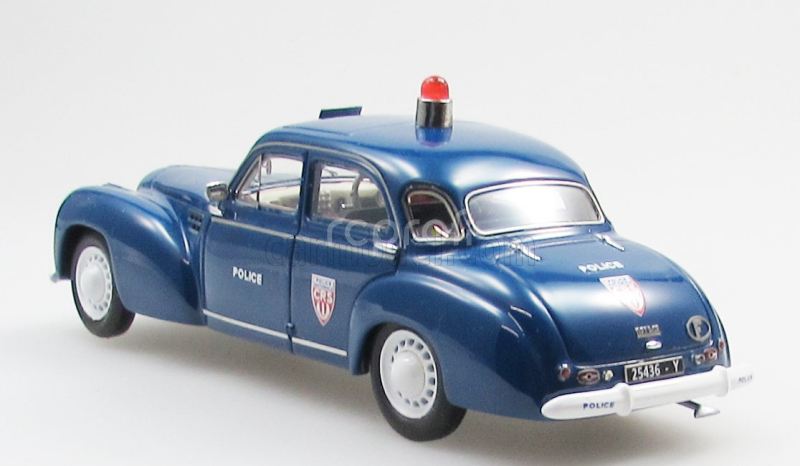 Esval model Delage D6-3l By Autobineau Police Closed Roof 1954 1:43 Blue