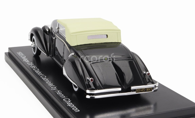 Esval model Delage D8-85 Clabot Roadster Henri Chapron Closed 1935 1:43 Black Beige
