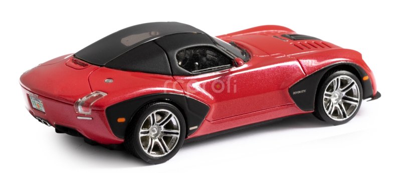 Esval model Devon Gtx - Without Spoiler 2010 1:43 Červená Černá
