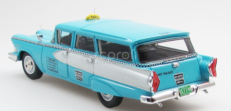 Esval model Edsel Villager Taxi 1958 1:43 Světle Modrá Bílá