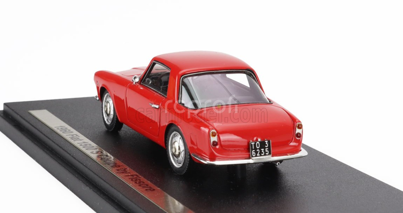 Esval model Fiat 1500 S Coupe By Fissore 1960 1:43 Red