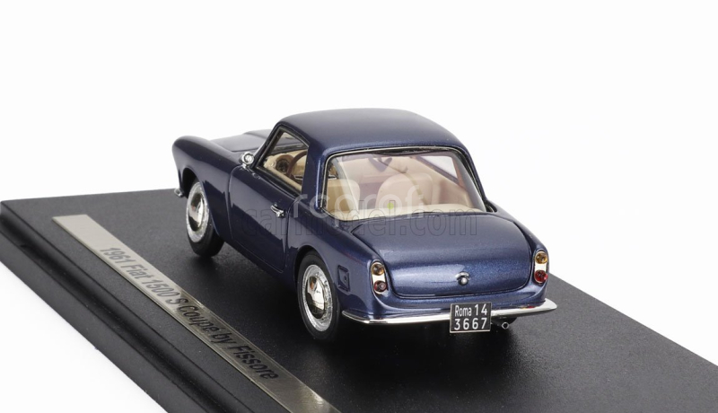 Esval model Fiat 1500 S Coupe By Fissore 1961 1:43 Blue