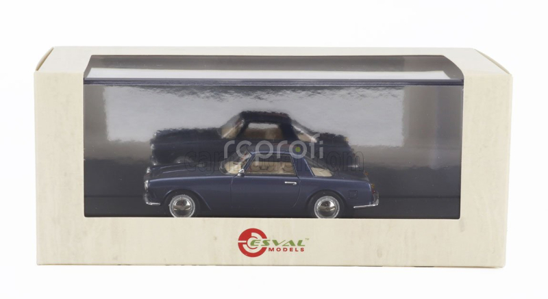 Esval model Fiat 1500 S Coupe By Fissore 1961 1:43 Blue
