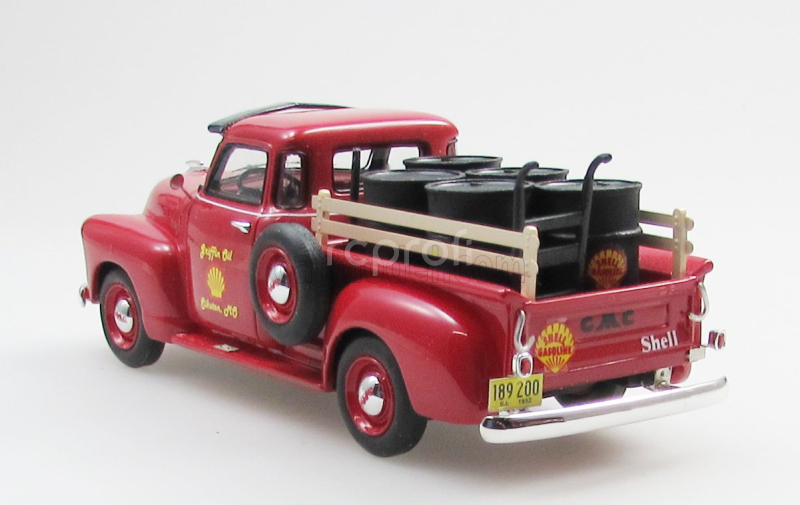 Esval model GMC 100 Pick-up Shell Oil 1952 1:43 Červená Černá