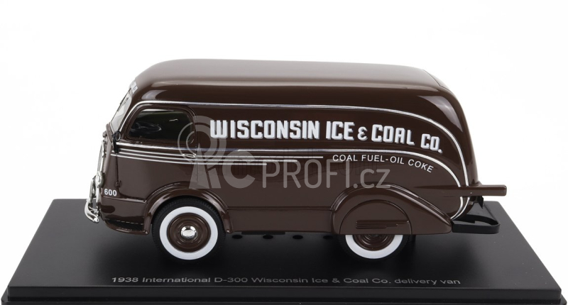 Esval model International D-300 N 600 Van Wisconsin Ice & Coal Co. 1938 1:43, hnědá