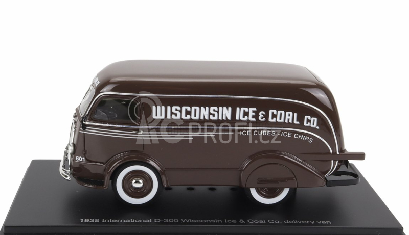 Esval model International D-300 N 601 Van Wisconsin Ice & Coal Co. 1938 1:43, hnědá