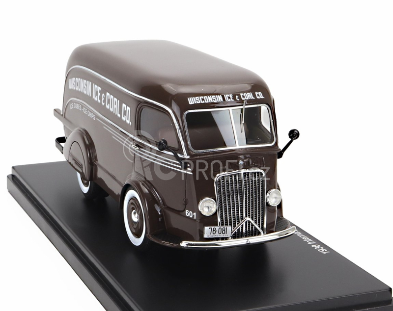 Esval model International D-300 N 601 Van Wisconsin Ice & Coal Co. 1938 1:43, hnědá