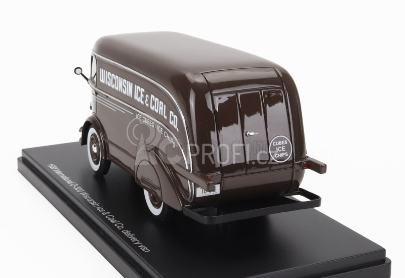 Esval model International D-300 N 601 Van Wisconsin Ice & Coal Co. 1938 1:43, hnědá