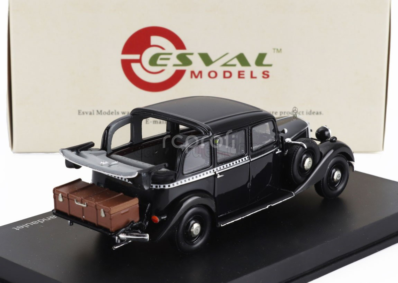 Esval model Mercedes benz 260d W138 Pullman Landaulet Berlin Taxi Open 1936 1:43 Black