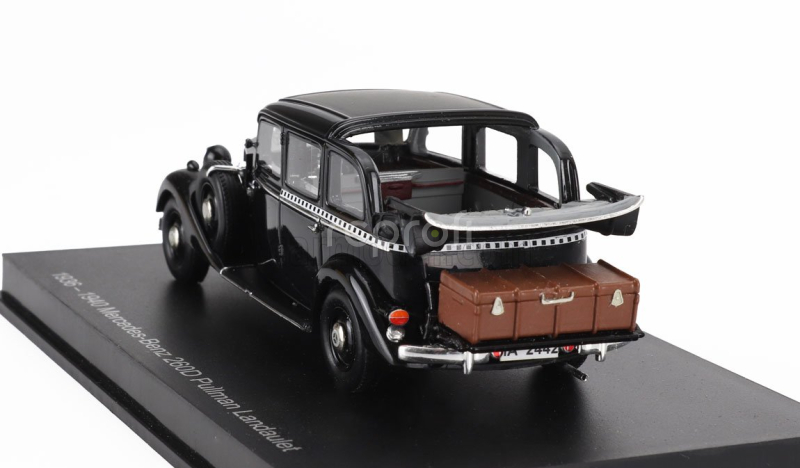 Esval model Mercedes benz 260d W138 Pullman Landaulet Berlin Taxi Open 1936 1:43 Black