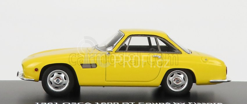 Esval model Osca 1600gt Coupe Fissore 1961 1:43 Žlutá