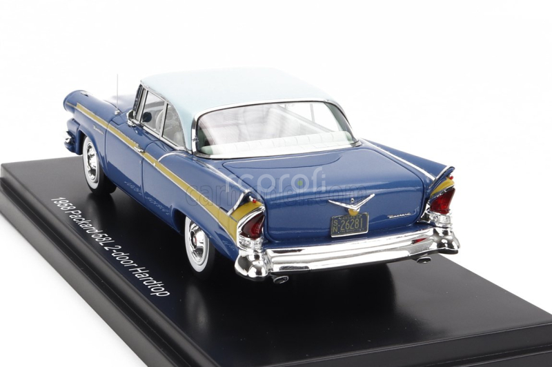 Esval model Packard 58l Hard-top Closed 1958 1:43 2 Tóny Modrozlaté