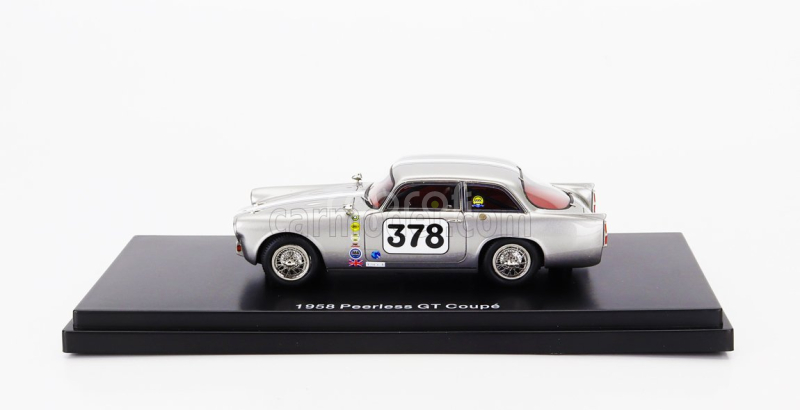 Esval model Peerless Gt Coupe N 378 Racing 1958 1:43 Silver
