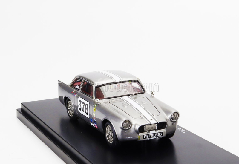 Esval model Peerless Gt Coupe N 378 Racing 1958 1:43 Silver
