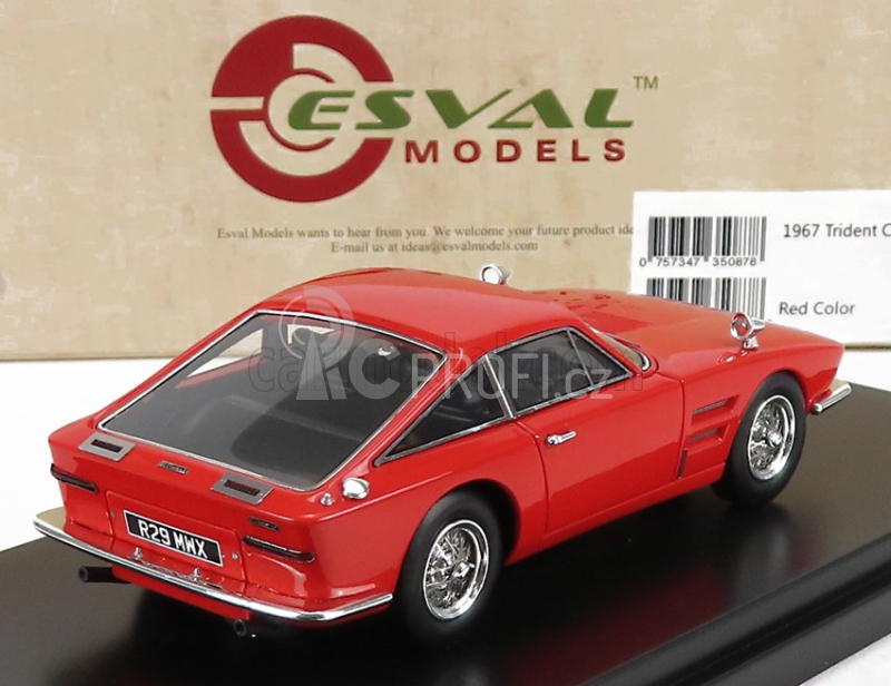 Esval model Trident Clipper Coupe 1967 1:43 Red