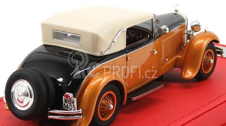 Evrat Delage D8s Cabriolet Figoni Closed Maharaja Of Holkar 1930 1:43 Oranžová Černá