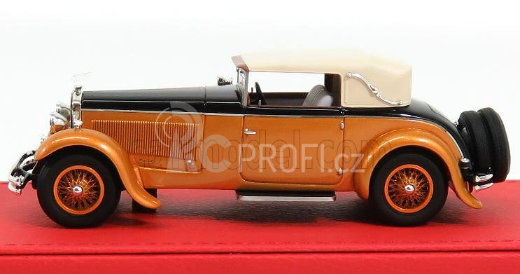 Evrat Delage D8s Cabriolet Figoni Closed Maharaja Of Holkar 1930 1:43 Oranžová Černá