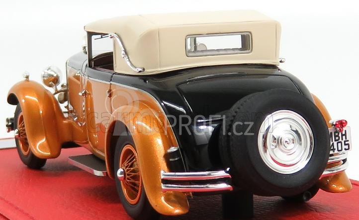 Evrat Delage D8s Cabriolet Figoni Closed Maharaja Of Holkar 1930 1:43 Oranžová Černá