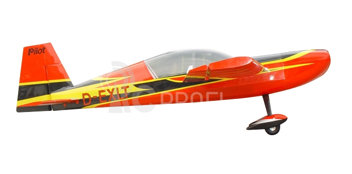 Extra 300 scale 35% (2 700 mm) 100ccm (červeno/černo/stříbrno/bílá)
