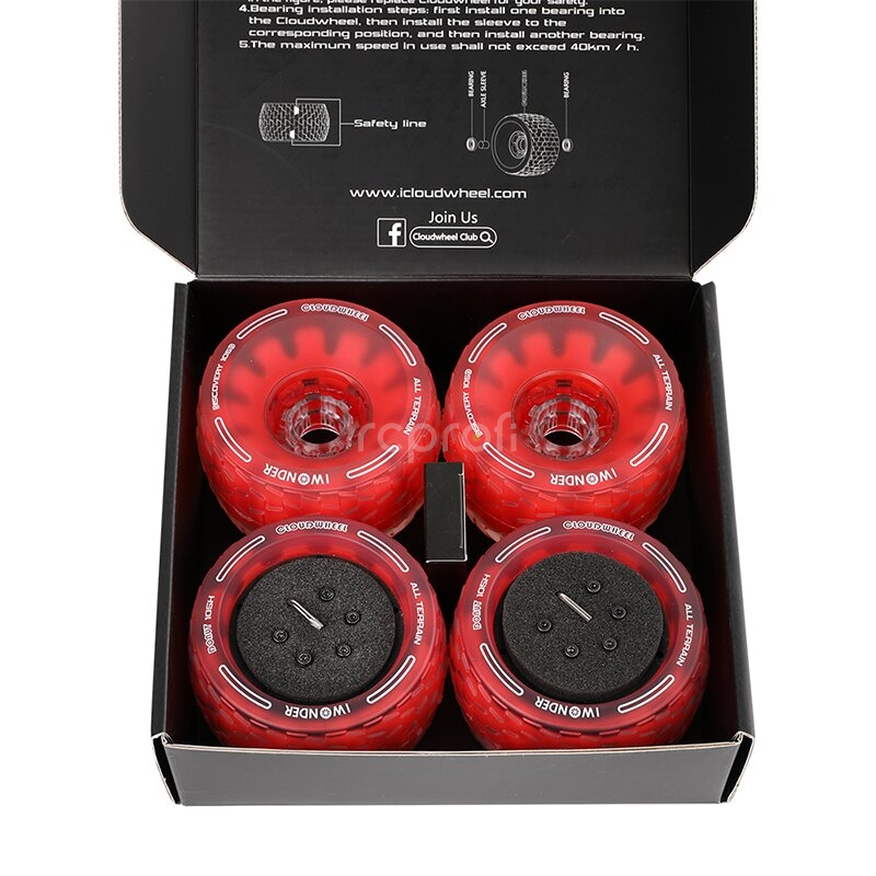 Exway Cloud Wheel Combo pro Hub pohon 105mm (červená)