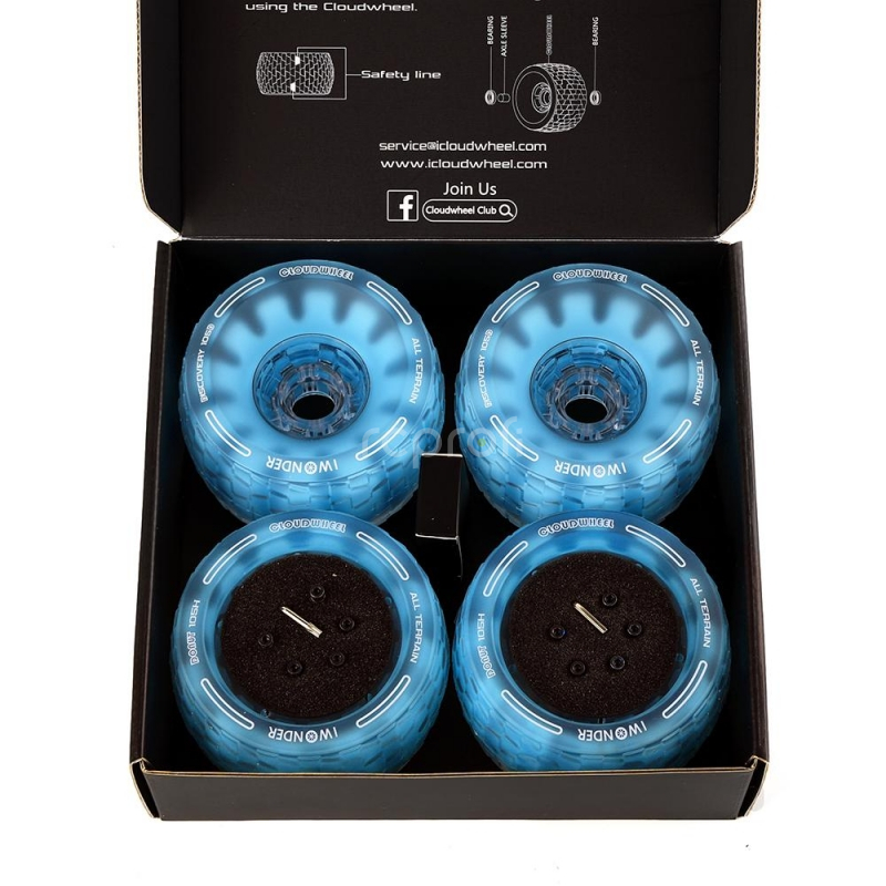 Exway Cloud Wheel Combo pro Hub pohon 105mm (modrá)